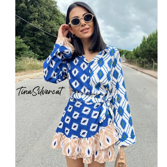 BLOGGER'S FAVE! Zara 2 Piece Printed Skirt And Blouse Set NWT - Picture 10 of 16